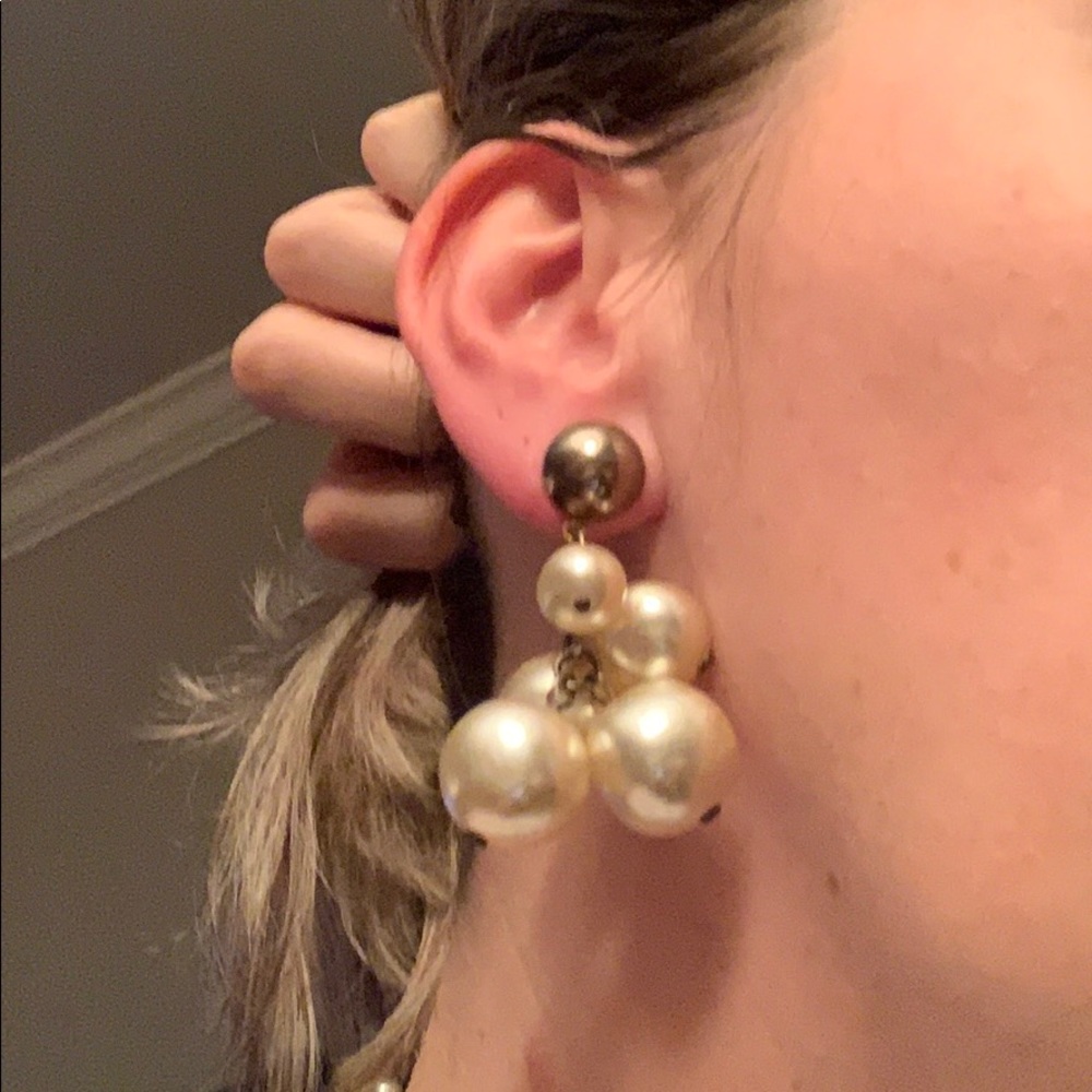 Vintage Pearl Drop Earrings